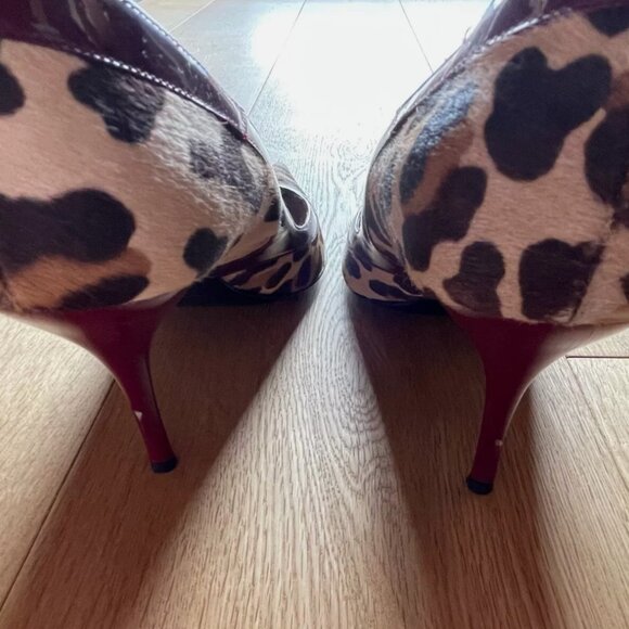 The prettiest leopard-print shoes! Vintage Cesare Paciotti, 41 - Picture 5 of 8